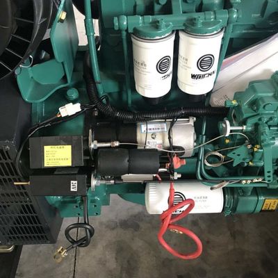 125kVA 100kW 소음 없는 디젤 발전기, 연료 효율과 긴 수명