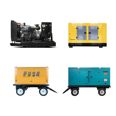 슈퍼 시일런트 디젤 발전기 400v/110v 전압 1500rpm 자동 시작 및 원격 시작과 함께 칸피 타입