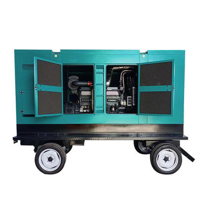 125kva 100kw 조용한 타입 60hz 주파수 전기 대전기 디젤 발전기 모바일