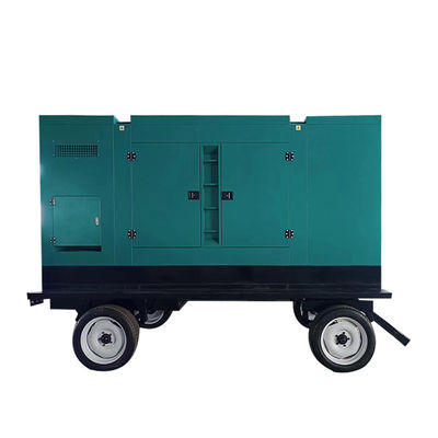 125kva 100kw 조용한 타입 60hz 주파수 전기 대전기 디젤 발전기 모바일