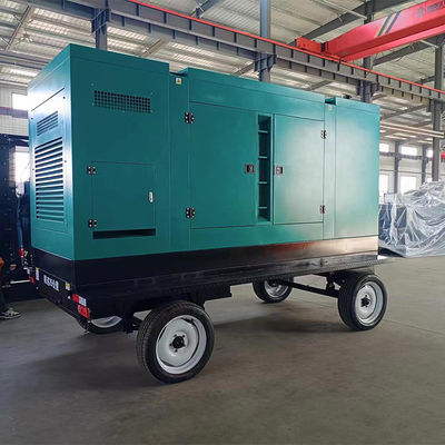 125kva 100kw 조용한 타입 60hz 주파수 전기 대전기 디젤 발전기 모바일
